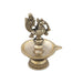 Kuthu Villaku - 5.5 x 3 Inches | Antique Brass Deep/ Annapakshi Design Brass Lamp for Pooja/ 630 Gms Approx - Kuthuvilakku