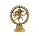 Natraj Murti - 5.5 x 4 Inches | Antique Brass Idol/ Nataraja Vigraham for Pooja/ 300 Gms Approx - Brass Murties