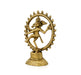 Natraj Murti - 5.5 x 4 Inches | Antique Brass Idol/ Nataraja Vigraham for Pooja/ 300 Gms Approx - Brass Murties