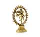 Natraj Murti - 5.5 x 4 Inches | Antique Brass Idol/ Nataraja Vigraham for Pooja/ 300 Gms Approx - Brass Murties