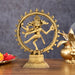 Natraj Murti - 5.5 x 4 Inches | Antique Brass Idol/ Nataraja Vigraham for Pooja/ 300 Gms Approx - Brass Murties