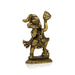 Anjaneya Statue Carrying Sanjeevani - 3.5 X 2 Inches | Antique Brass Idol/ Standing Hanuman Statue For Worship - Brass Murties