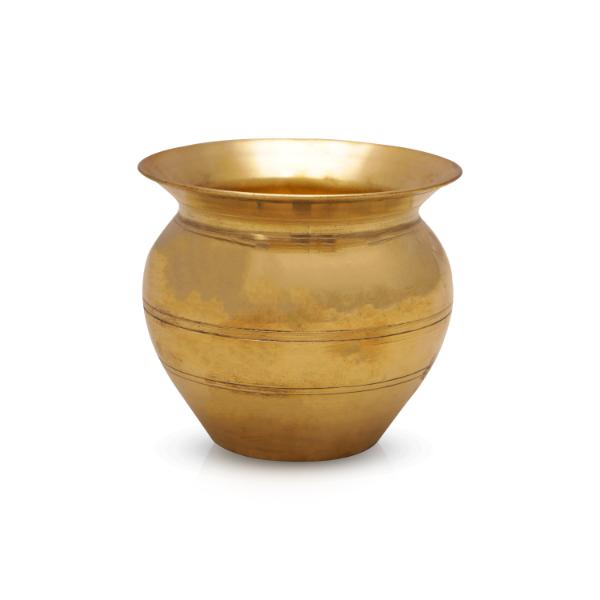 Brass Lota  - 3.75 x 3.75  Inches |  Chombu/ Kalash Pot/ Kalasam for Pooja