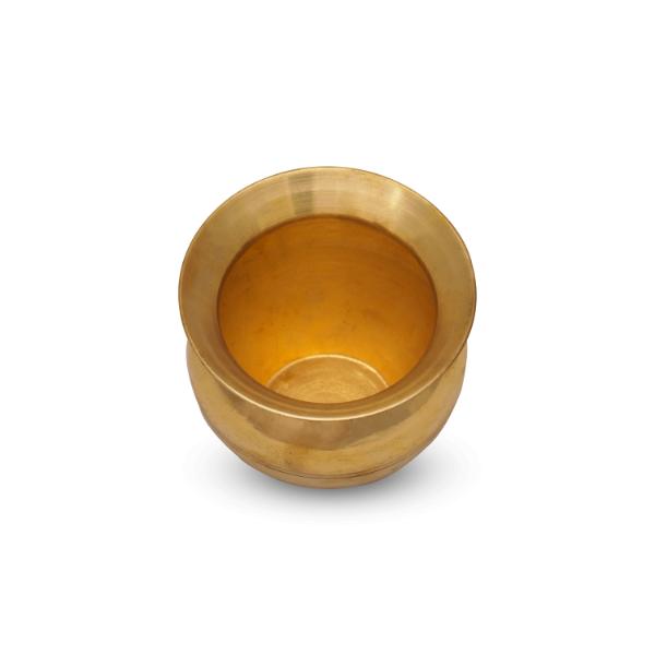 Brass Lota  - 3.75 x 3.75  Inches |  Chombu/ Kalash Pot/ Kalasam for Pooja