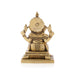 Vinayagar Sitting On Square Base Murti - 3.5 x 2.75 Inches | Brass Statue / Ganesha Idol For Home & Pooja - Brass Murties