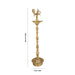 Mahabharat Lamp - 50.5 x 11 Inches | Brass Vilakku / Kuthu Vilakku / Deepam for Pooja - Kuthuvilakku
