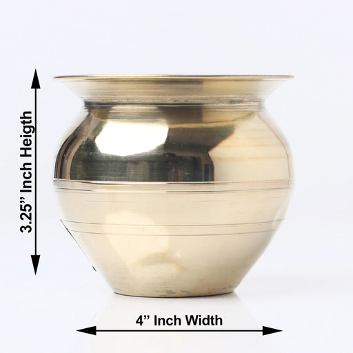 Brass Lota | Chombu/ Kalash Pot/ Brass Kalash for Pooja - Kalash & Pooja Lota