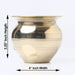 Brass Lota | Chombu/ Kalash Pot/ Brass Kalash for Pooja - Kalash & Pooja Lota