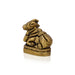 Saraswati Murti - 9.5 x 4.5 inches | Copper Oxidised Saraswati Idol/ Saraswati Moorti for Pooja/ 470 Gms Approx - Copper Murties