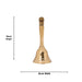 Hand Bell - 4 Inches | Brass Ghanti/ Pooja Ghanti/ Pooja Bell for Home/ 100 Gms Approx - Pooja Bells