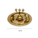 Ashtamangalyam Set - 7 Inches 600 Gms | Brass Ashta Mangalam/ Ashtamangalyam Set for Marriage - Pooja Thali Sets