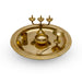 Ashtamangalyam Set - 7 Inches 600 Gms | Brass Ashta Mangalam/ Ashtamangalyam Set for Marriage - Pooja Thali Sets