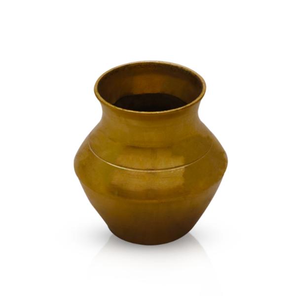 Ashtamangalyam Set - 7 Inches 600 Gms | Brass Ashta Mangalam/ Ashtamangalyam Set for Marriage - Pooja Thali Sets