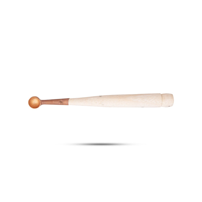 Wooden Havan Spoon - 8 Inches | Copper Hawan Spoon/ Havan Ghee Spoon for Pooja/ 30 Gms Approx - Panchapatra & Uddarani