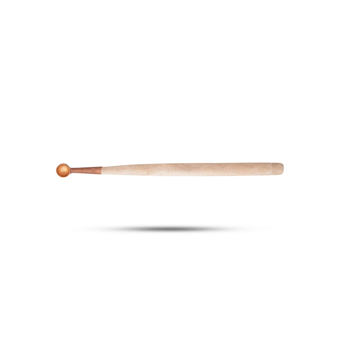 Copper Havan Spoon With Wooden Handle - 15 Inches | Havan Ghee Spoon/ Hawan Spoon for Pooja - Panchapatra & Uddarani