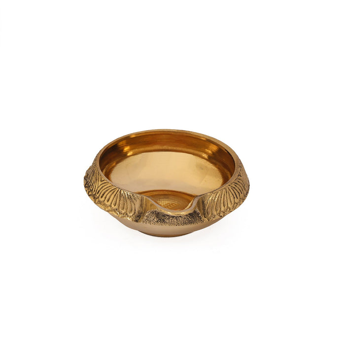 Kuber Deepam  - 1.25 x 4 Inches | Brass Diya/ Kubera Deepam/ Kubera Vilakku for Pooja - Kuber Deep