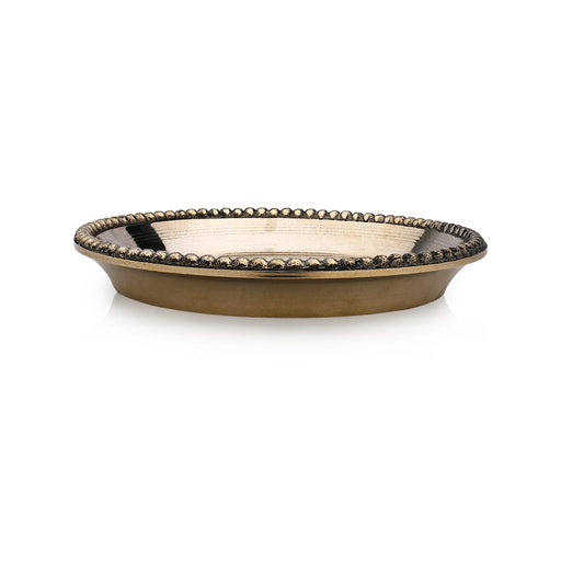 Dana Plate - 0.5 x 3.25 Inches | Brass Pooja Plate/ Thali Plate for Home - Pooja Plate & Tray