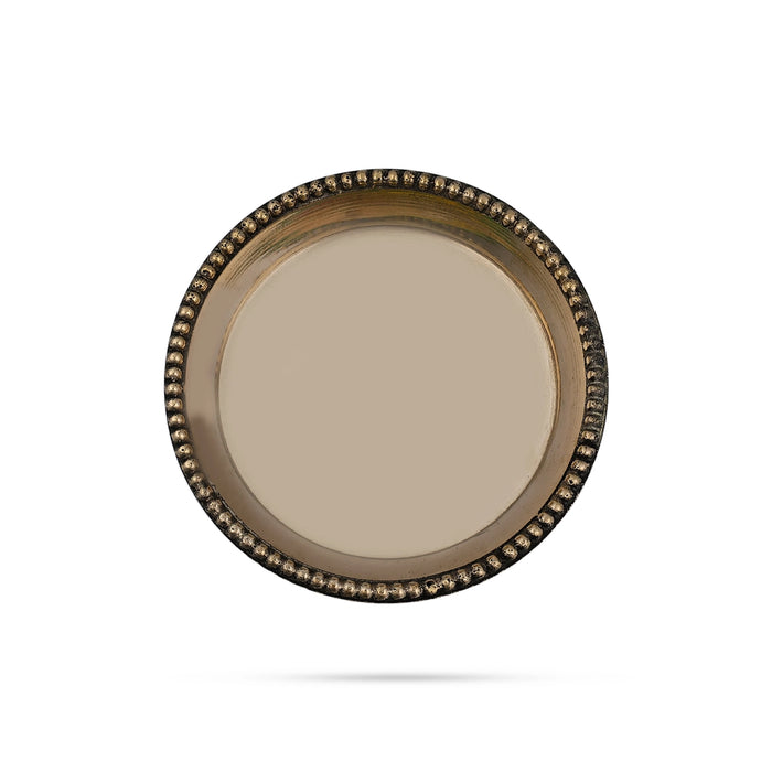Dana Plate - 0.5 x 3.25 Inches | Brass Pooja Plate/ Thali Plate for Home - Pooja Plate & Tray