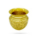 Brass Lota - 4.5 x 4.5 Inches | Ashtalakshmi Design Chombu/ Pooja Pot/ Brass Kalash for Home - Kalash & Pooja Lota