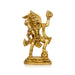 Anjaneya Statue Carrying Sanjeevani Mountain - 6.5 x 4 Inches | Antique Brass Idol/ Hanuman Statue for Pooja - Brass Murties