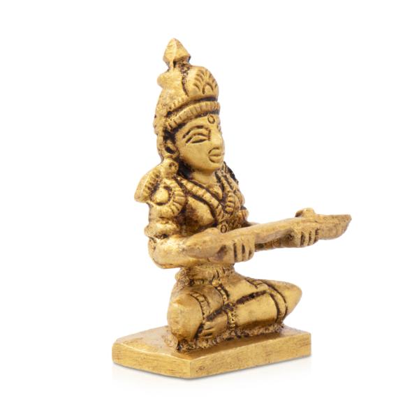 Annapuran Devi Murti - 2 x 1.75 Inches | Brass Idol/ Annapoorani Statue/ Annapurna Idol for Pooja