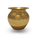 Brass Lota  - 4.25 x 4  Inches |  Chombu/ Kalash Pot/ Kalasam for Pooja - Kalash & Pooja Lota