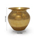 Brass Lota  - 4.25 x 4  Inches |  Chombu/ Kalash Pot/ Kalasam for Pooja - Kalash & Pooja Lota