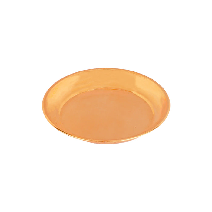 Plate with Tortoise - 0.75 x 3.5 Inches | Gold Polish Tray With Feng Shui Turtle for Good Luck/ 60 Gms Approx - Table Stand Accessories