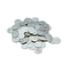 Lakshmi Coin With Box | 108 Pcs/ Silver Polish Laxmi Coin/ White Metal Pooja Coin for Worship - Pooja Coins