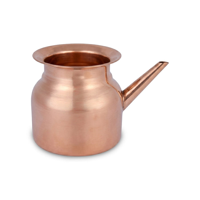 Kindi - 3.5 x 5.5 Inches | Copper Kamandalam / Pooja Kalash / Kamandal For Rituals
