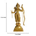 Ram Darbar Murti - 22 Inches | Antique Brass Statue/ Ram Darbar Idol/ Ram Darbar Statue for Pooja - Brass Murties