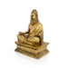 Thiruvalluvar Statue Sitting On Base - 8.5 x 6 Inches | Antique Brass Idol/ Thiruvalluvar Silai for Home - Brass Murties