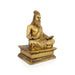 Thiruvalluvar Statue Sitting On Base - 8.5 x 6 Inches | Antique Brass Idol/ Thiruvalluvar Silai for Home - Brass Murties