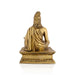 Thiruvalluvar Statue Sitting On Base - 8.5 x 6 Inches | Antique Brass Idol/ Thiruvalluvar Silai for Home - Brass Murties