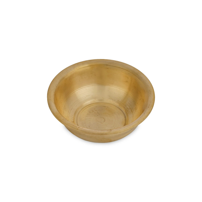 Brass Bowl - 2.75 Inches | Pooja Cup / Bowl / Chandan Cup for Home & Pooja