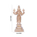 Dhanvantari Murti - 6 x 3 Inches | Panchaloha Statue/ Dhanwantari Statue for Pooja/ 620 Gms Approx - Panchaloha Murties
