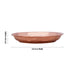Copper Plate - 0.5 x 2.5 Inches | Beading Design Thali Plate/ Pooja Plate for Home & Puja Purpose - Pooja Plate & Tray