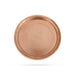 Copper Plate - 5.5 Inches | Halwa Beading Design Thali Plate/ Pooja Plate/ Pooja Thali For Traditional Pooja - Pooja Plate & Tray