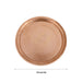 Copper Plate - 5.5 Inches | Halwa Beading Design Thali Plate/ Pooja Plate/ Pooja Thali For Traditional Pooja - Pooja Plate & Tray