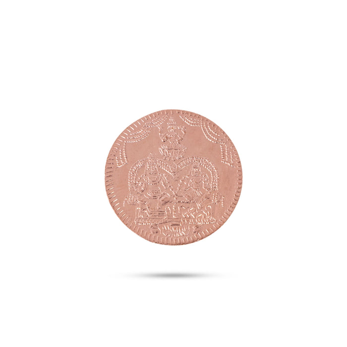 Lakshmi Kubera Coins Box | Lakshmi Kubera Coins 108/ Copper Kubera Lakshmi Coin/ Kubera Coins for Pooja