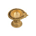 Lakshmi Kubera Vilakku With Base - 2 x 3 Inches | Brass Lamp/ Laxmi Kubera Deepam for Pooja/ 120 Gms Approx - Kuber Deep