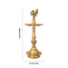 Brass Kerala Fancy Lamp - 14.5 x 5.5 inches | Panchmukh Deep / Brass Lamp for Pooja / Annam Design - Kerala Vilakku