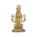 Karumariamman Statue - 3.75 x 2.5 Inches | Antique Brass Idol/ Sitting Karumariamman Idol for Pooja/ 340 Gms - Brass Murties