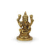 Laxmi Murti  - Goal Base - 2 x 3 Inches | Brass Idol/ Lakshmi Idol/ Lakshmi Murti/ Lakshmi Statue for Pooja - Brass Murties