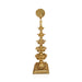 Adukku Deepastamba Vilakku - 54 x 14 Inches | Brass Deepam / Peacock Design Addukku Vilakku for Pooja - Decorative Lamp
