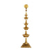 Adukku Deepastamba Vilakku - 54 x 14 Inches | Brass Deepam / Peacock Design Addukku Vilakku for Pooja - Decorative Lamp