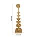 Adukku Deepastamba Vilakku - 54 x 14 Inches | Brass Deepam / Peacock Design Addukku Vilakku for Pooja - Decorative Lamp