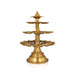 Brass Alasutru vilakku - 17 x 12.5 inches | Brass Vilakku / 3 Tier Adukku Deepam / Ganga Aarti for Pooja - Decorative Lamp