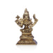 Kamakshi Idol - 3.5 x 2 Inches | Antique Brass Idol/ Kamatchi Amman Statue for Pooja/ 290 Gms Approx - Brass Murties