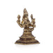 Kamakshi Idol - 3.5 x 2 Inches | Antique Brass Idol/ Kamatchi Amman Statue for Pooja/ 290 Gms Approx - Brass Murties